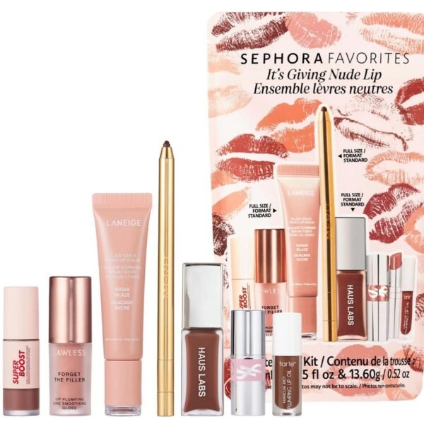 It's Giving Nude Lip Makeup Value Set
